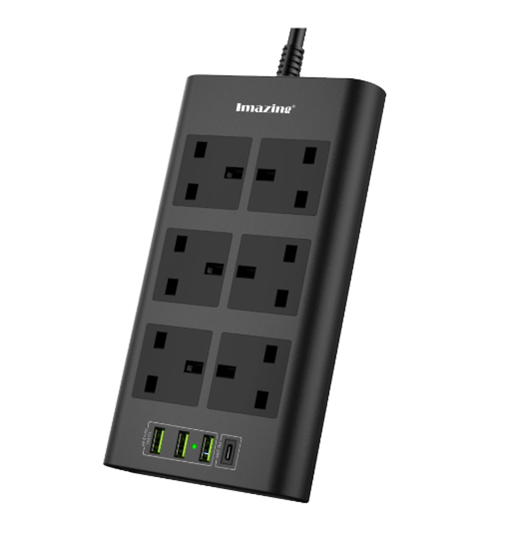 Imazing Surgetech Ganpower Power Strip--IM3U6K-C