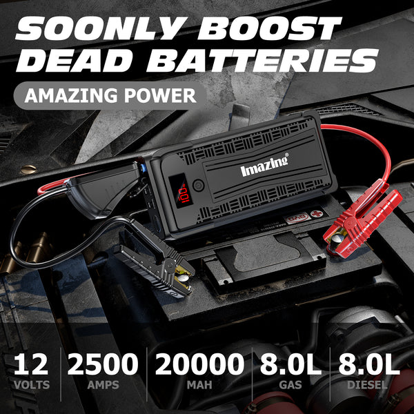 Kaufen Sie 20000-mAh-Starthilfe  Wiederaufladbare Autobatterie-Starthilfe  zum besten Preis – Imazing Power