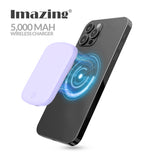 Imazing E33A magnetischer Akku, Powerbank-Akku, kabelloses Laden, 5000 mAh, max. 15 W