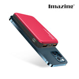 Imazing IS12 magnetischer Akku, Powerbank-Akku, kabelloses Laden, 10.000 mAh, max. 15 W