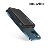 Imazing IS12 magnetischer Akku, Powerbank-Akku, kabelloses Laden, 10.000 mAh, max. 15 W