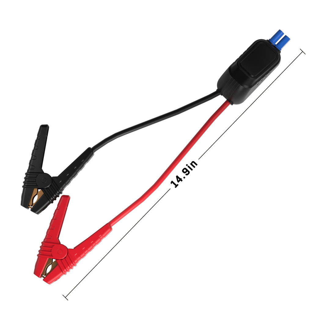 Imazing F19 Starthilfekabel – 12 V Ersatz-Krokodilklemmen, Auto-Überbrückungskabel für den Notfall, tragbarer Auto-Starthilfe-Batterie-Booster