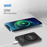 Imazing IS12 magnetischer Akku, Powerbank-Akku, kabelloses Laden, 10.000 mAh, max. 15 W