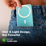 Imazing A27-01 Magnetischer Akku, Powerbank-Akku, kabelloses Laden, 10.000 mAh, max. 15 W
