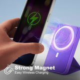 Imazing A27-01 Magnetischer Akku, Powerbank-Akku, kabelloses Laden, 10.000 mAh, max. 15 W
