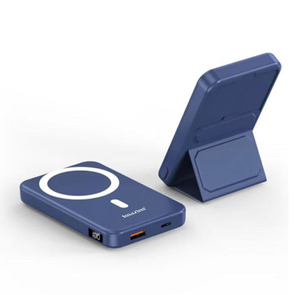 Imazing A27-01 Magnetischer Akku, Powerbank-Akku, kabelloses Laden, 10.000 mAh, max. 15 W