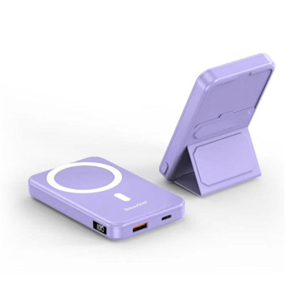 Imazing A27-01 Magnetischer Akku, Powerbank-Akku, kabelloses Laden, 10.000 mAh, max. 15 W