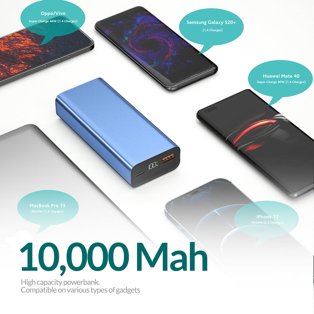 Imazing PD45 Batterie-Powerbank-Akkupack 10000 mAh