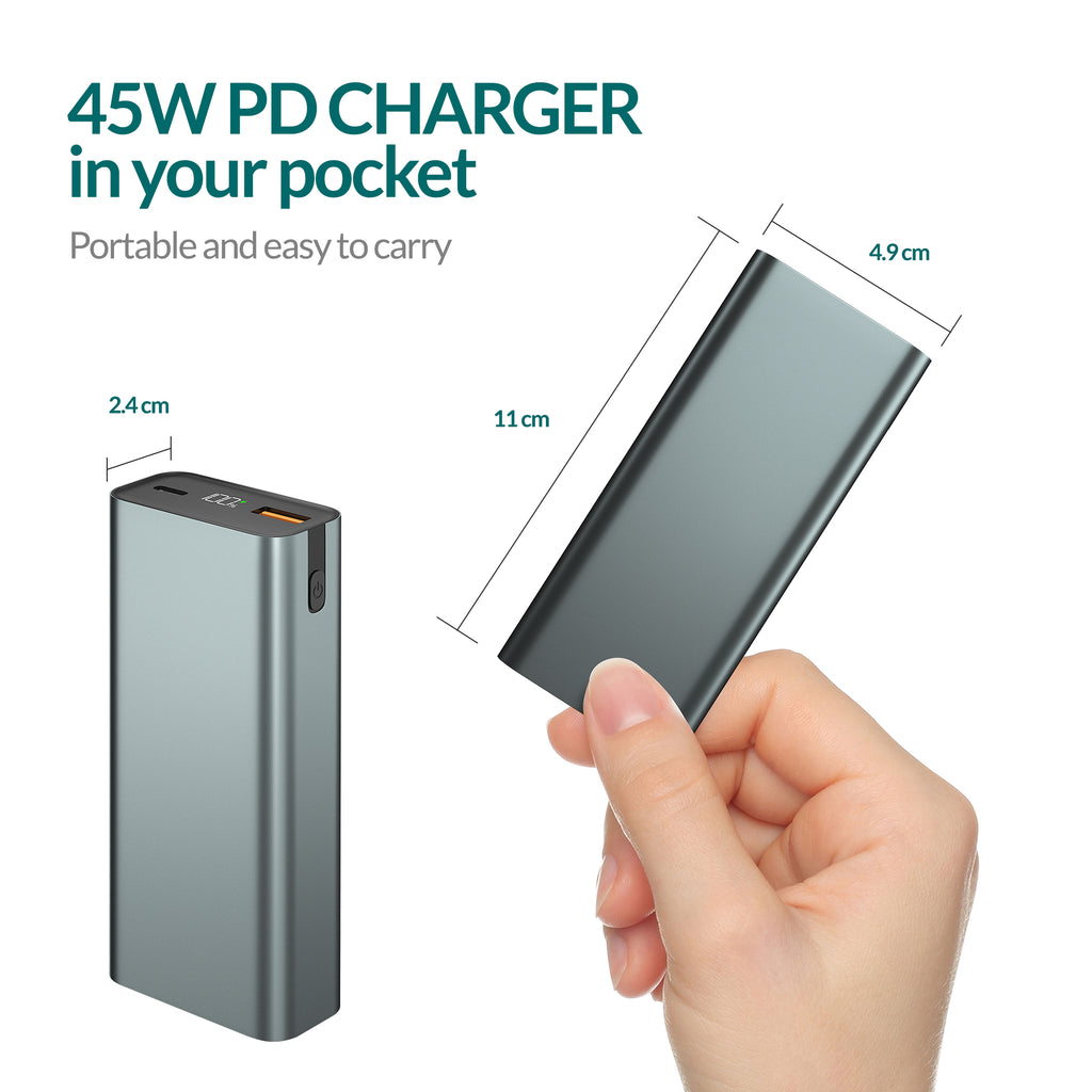 Imazing PD45 Batterie-Powerbank-Akkupack 10000 mAh
