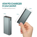 Imazing PD45 Batterie-Powerbank-Akkupack 10000 mAh