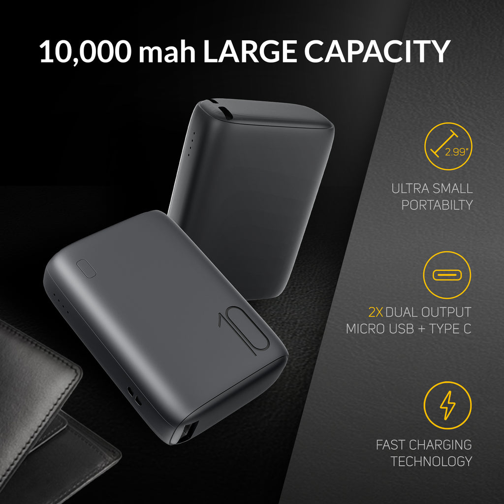 Imazing IMIN10KPD Akku-Powerbank-Akku, 10.000 mAh, max. 15 W