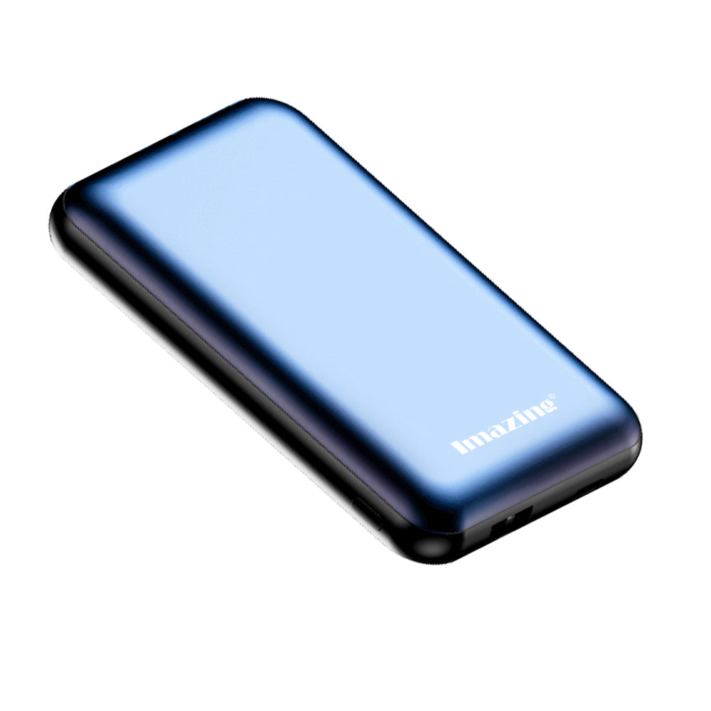 Imazing CK106 magnetischer Akku, Powerbank-Akku, kabelloses Laden, 12.000 mAh, max. 15 W