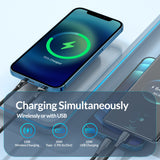 Imazing CK106 magnetischer Akku, Powerbank-Akku, kabelloses Laden, 12.000 mAh, max. 15 W