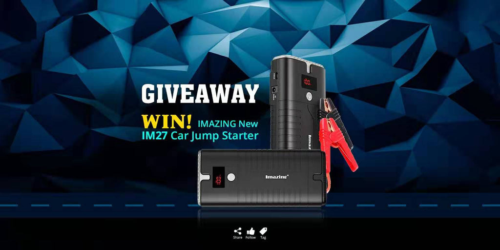 Giveaway Contest: Get a Chance to Win Next Generation Imazing IM27 Jump Starter Equipped with The Most Advanced Features