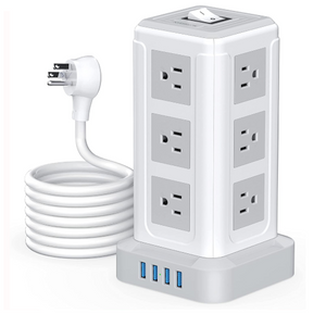 Imazing Surge Protector Power Strip Socket Tower--TP-VF4U12S