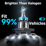 Beeindruckende H11/H9/H8 LED-Scheinwerferlampen