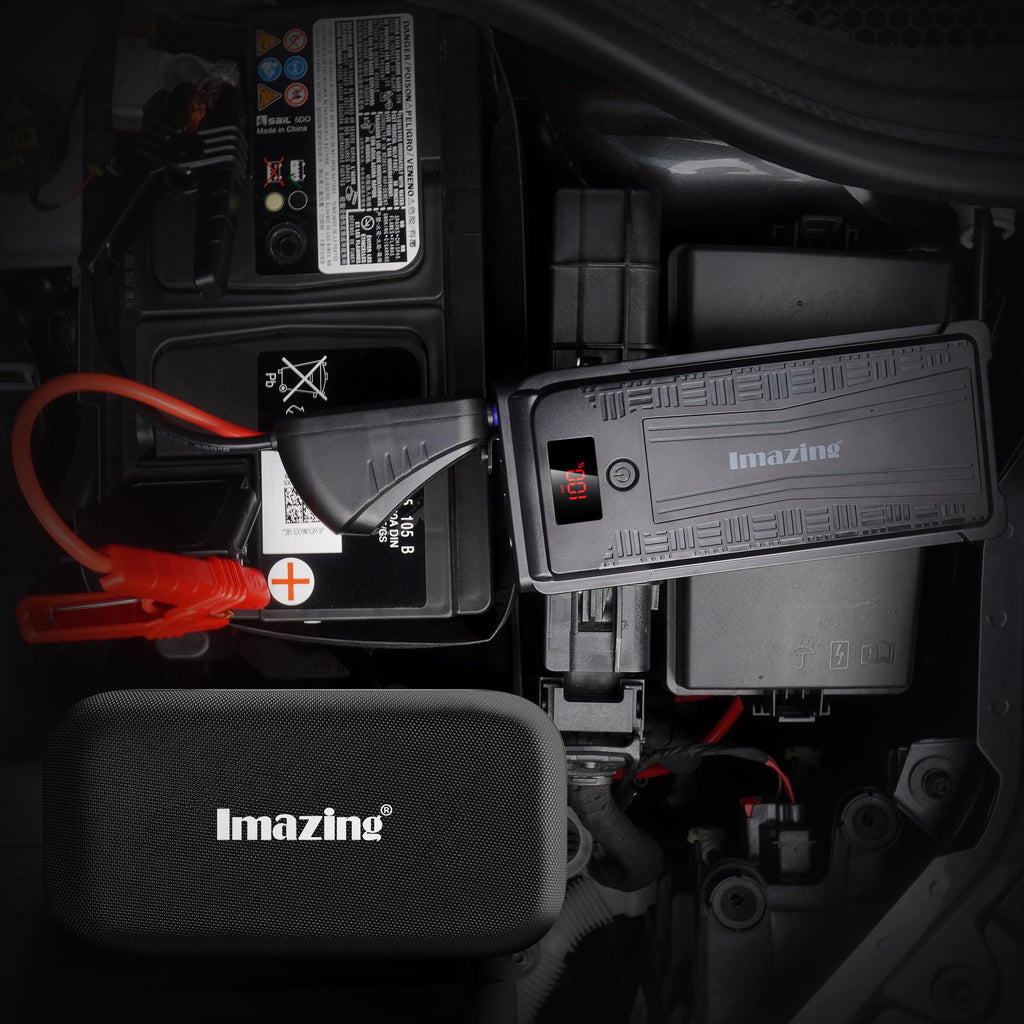 Чехол, совместимый с автомобильным пусковым устройством Imazing IM27/IM29, аккумуляторными пускателями, кабелями (только в коробке)